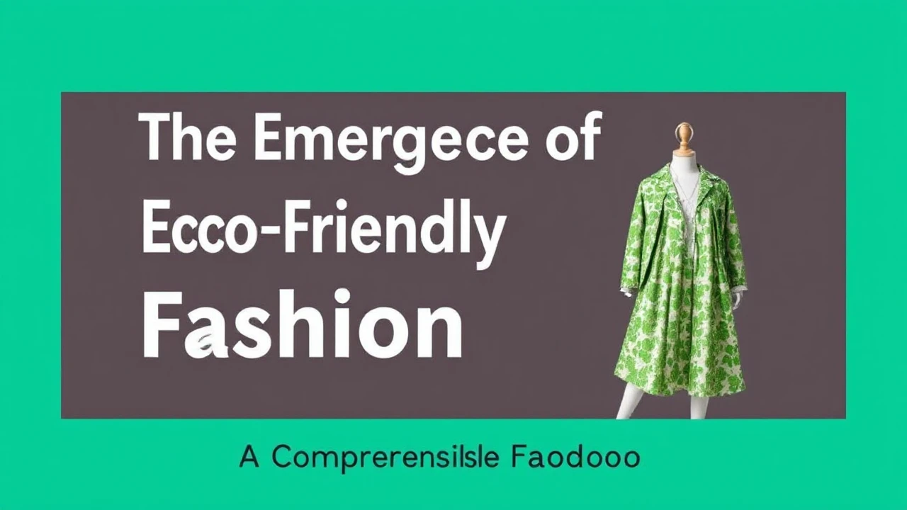 The Emergence of Eco-Friendly Fashion: A Comprehensive Handbook