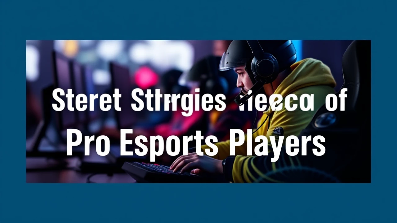 Exposing the Secret Strategies of Pro Esports Players