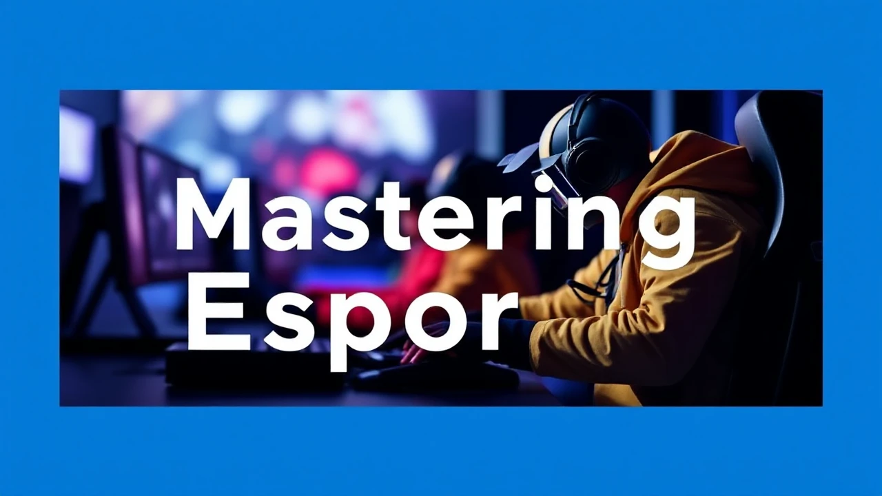Mastering Esports: A Beginner's Guide to Ruling the Game