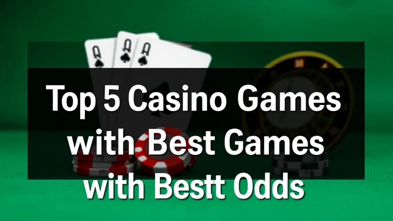 Discovering the Top 5 Casino Games with the Best Odds