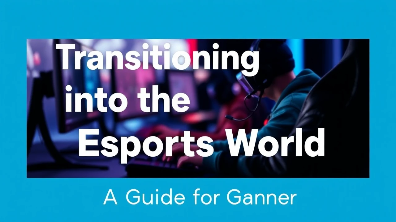 Transitioning into the Esports World: A Guide for Gamers