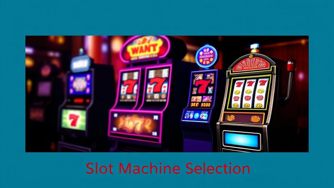 Mastering the Skill of Slot Machine Selection
