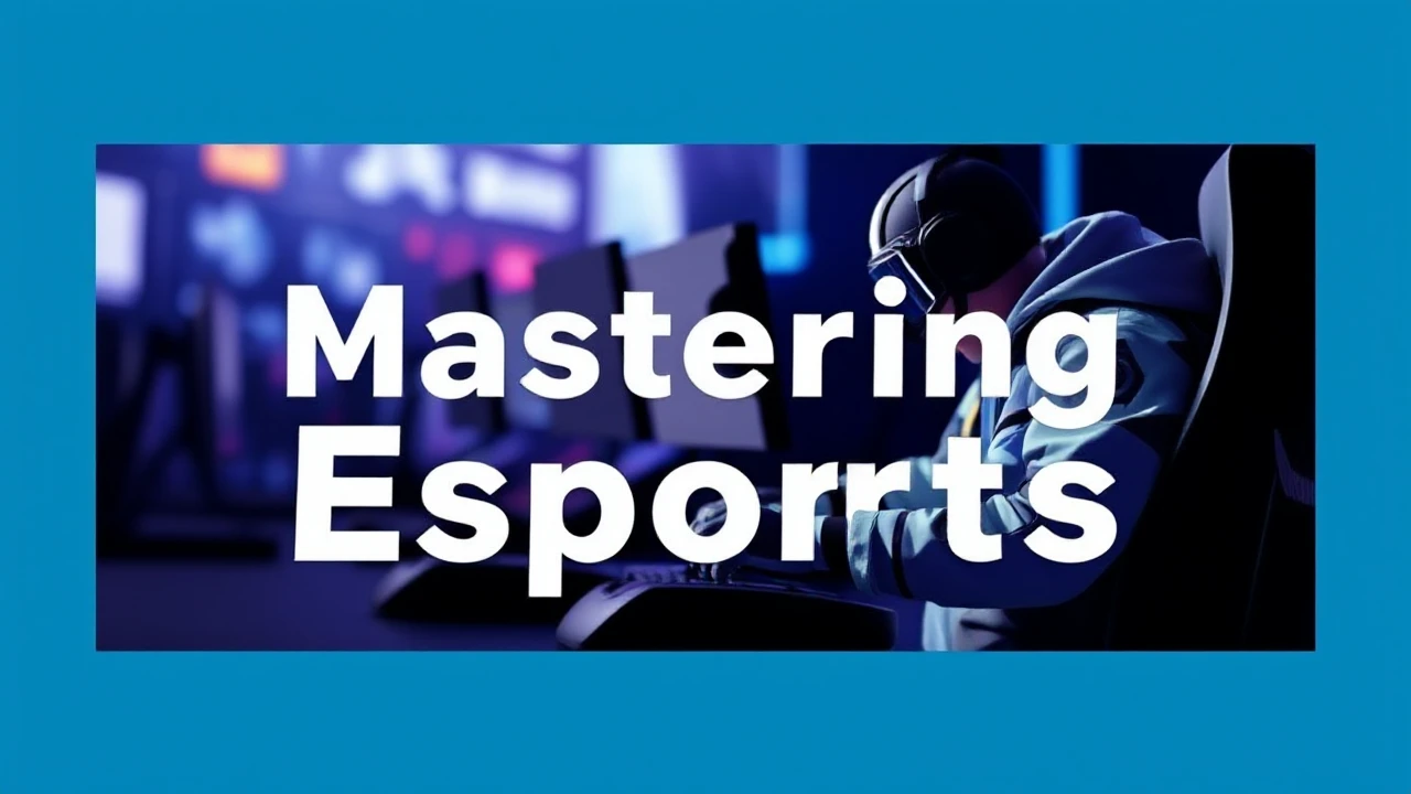 Mastering Esports: A Beginner's Guide to Ruling the Game