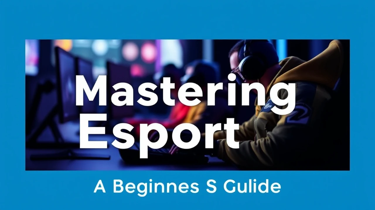 Mastering Esports: A Beginner's Guide to Competitive Gaming
