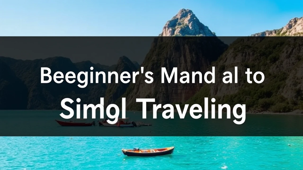 A Comprehensive Beginner's Manual to Single Traveling