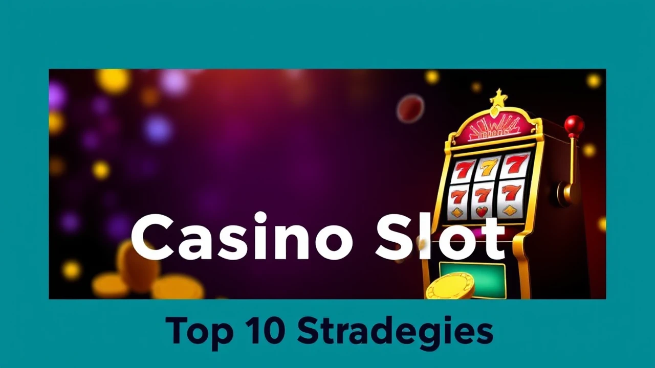 Dominating the Art of Winning Big at Casino Slots: Top 10 Strategies
