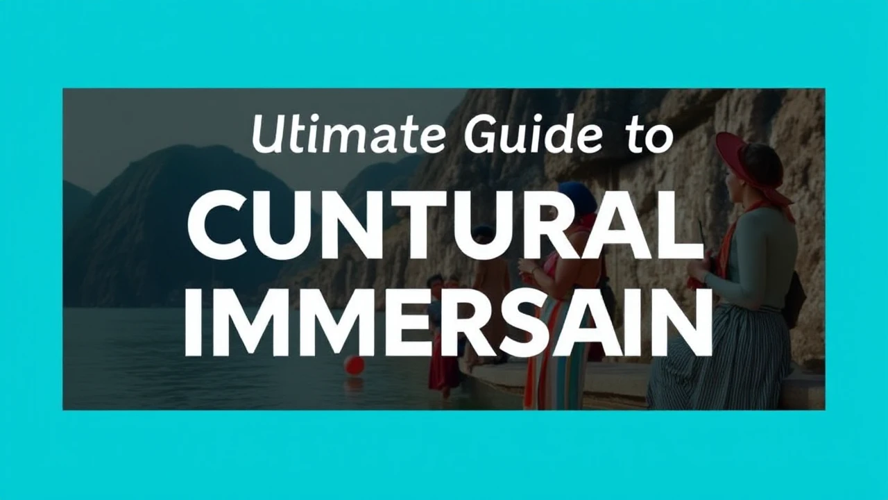 The Ultimate Guide to Cultural Immersion: Embracing Local Traditions While Traveling