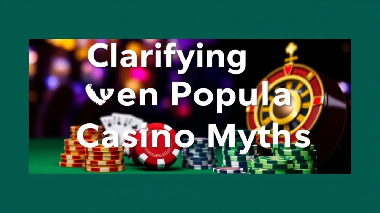 Clarifying Seven Popular Casino Myths