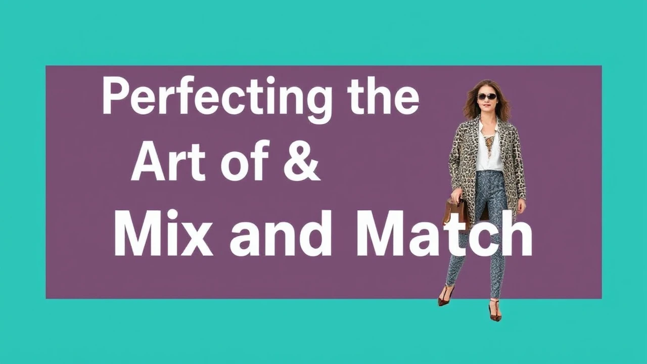 Perfecting the Art of Mix and Match in Fashion: Tips to Elevate Your Style