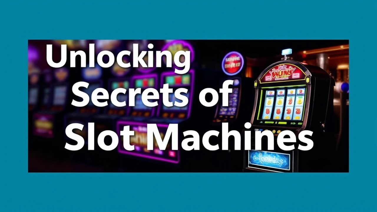 Unlocking the Secrets of Slot Machines: A Gamer's Guide