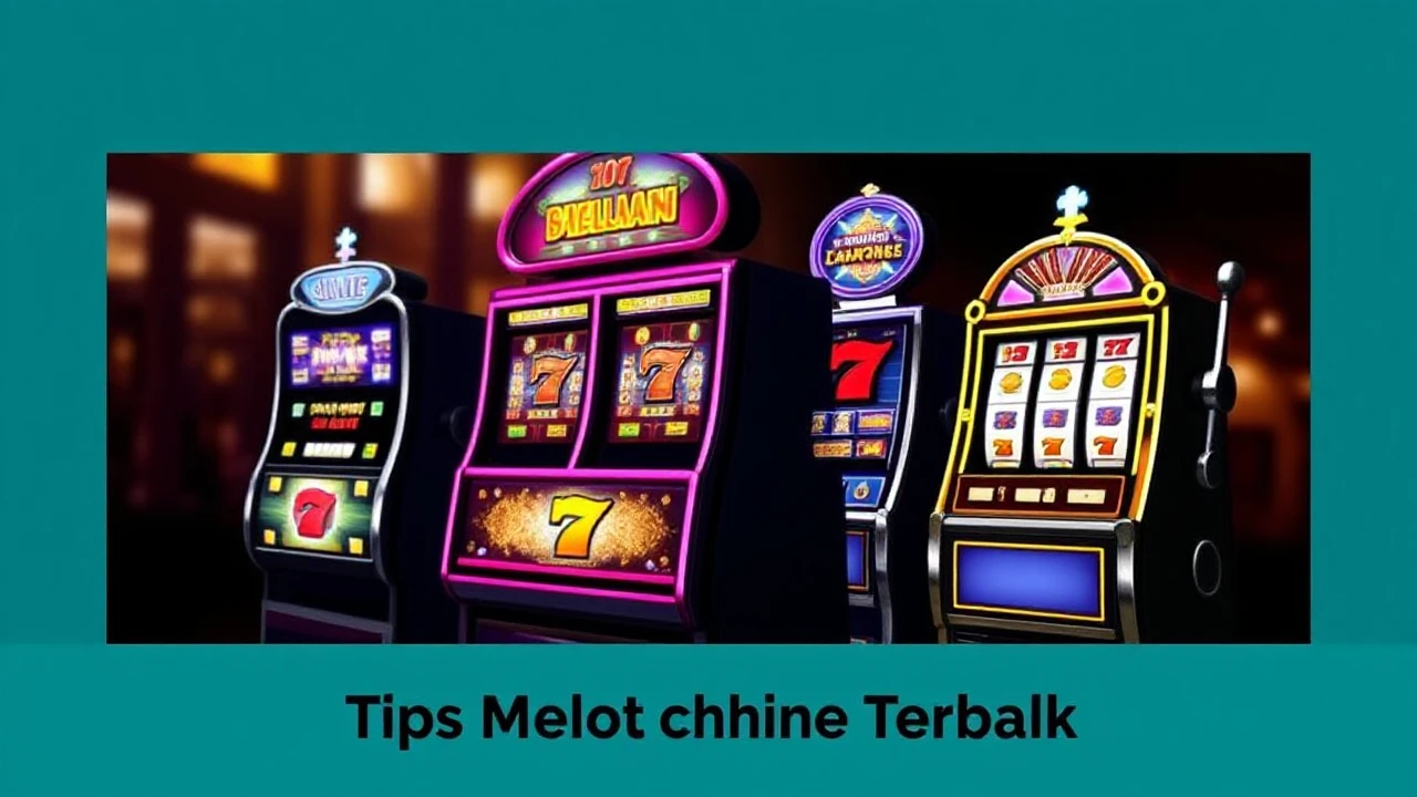 Tips Memilih Slot Machine Terbaik