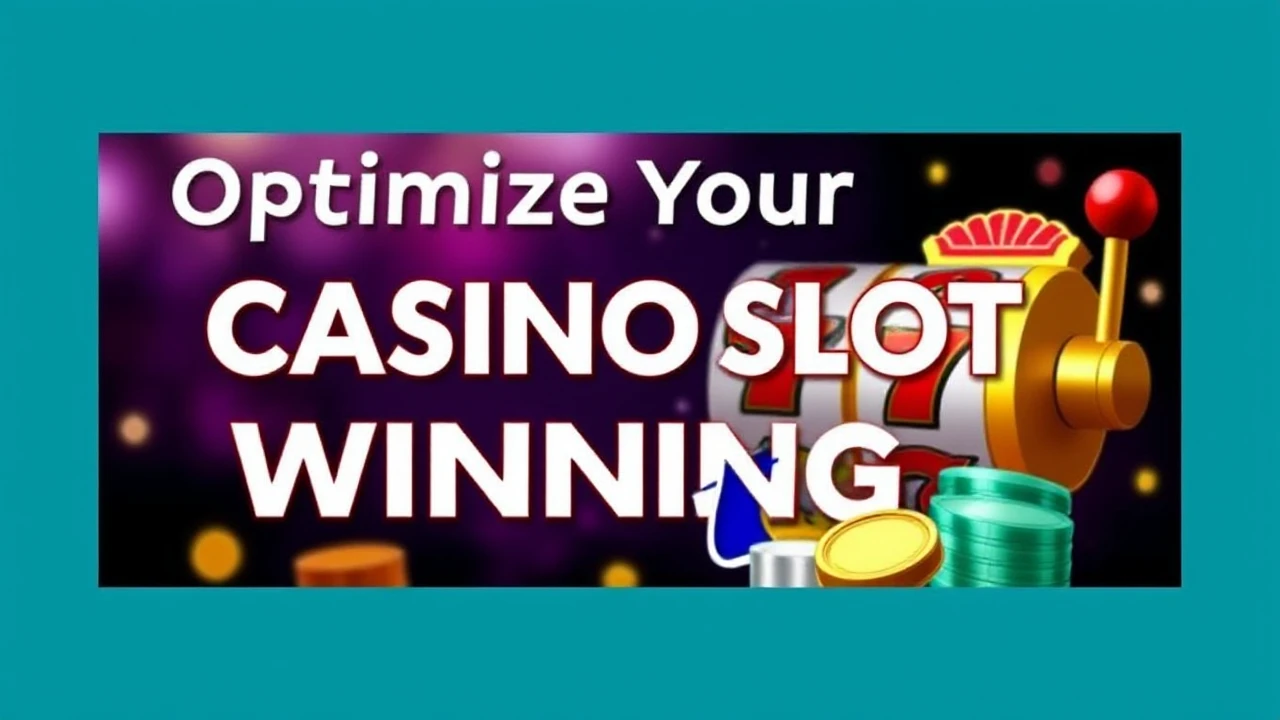Optimize Your Casino Slot Winnings: Most Effective 5 Strategies