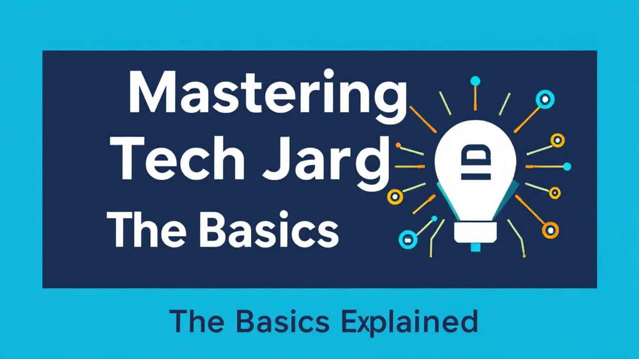 Mastering Tech Jargon: The Basics Explained