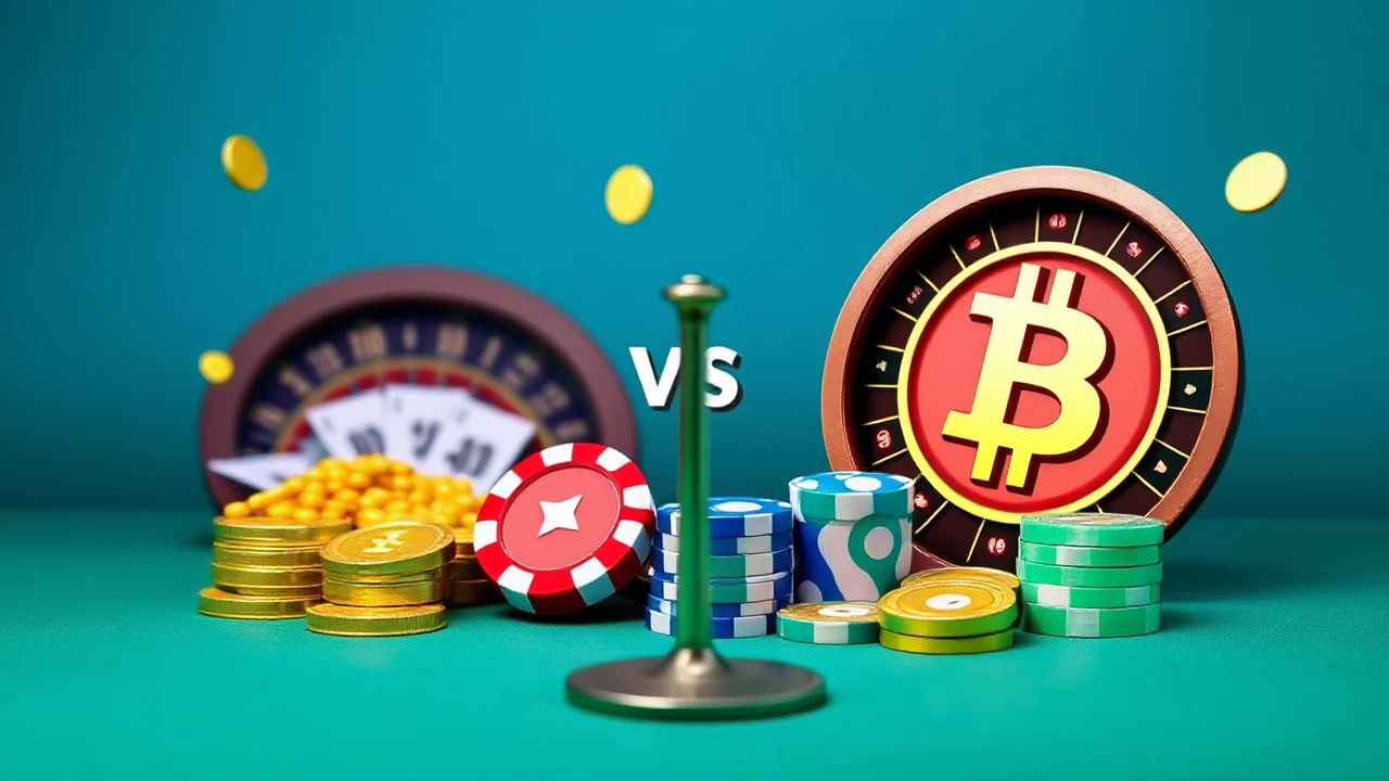 Analyse comparative : casinos traditionnels vs casinos crypto et leurs avantages et inconvénients
