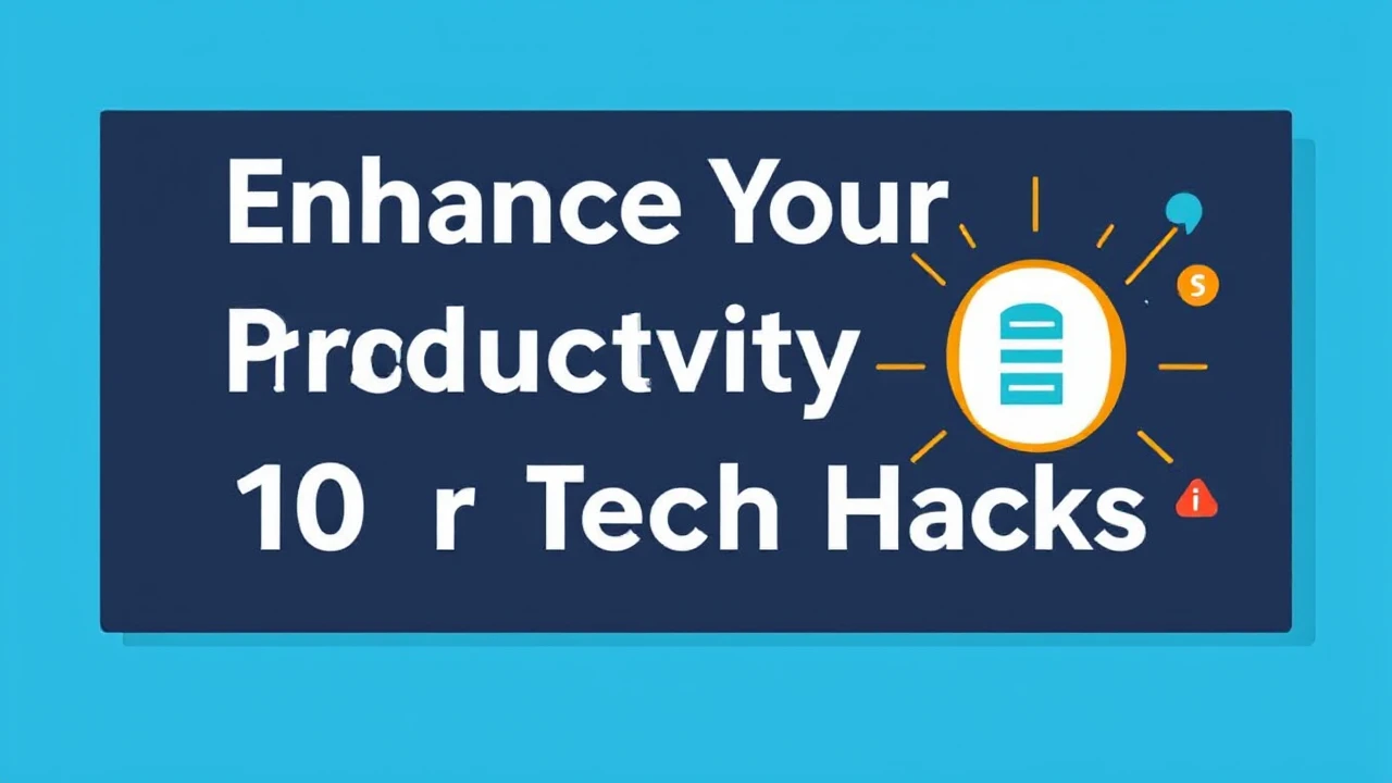 Enhance Your Productivity with These 10 Tech Hacks