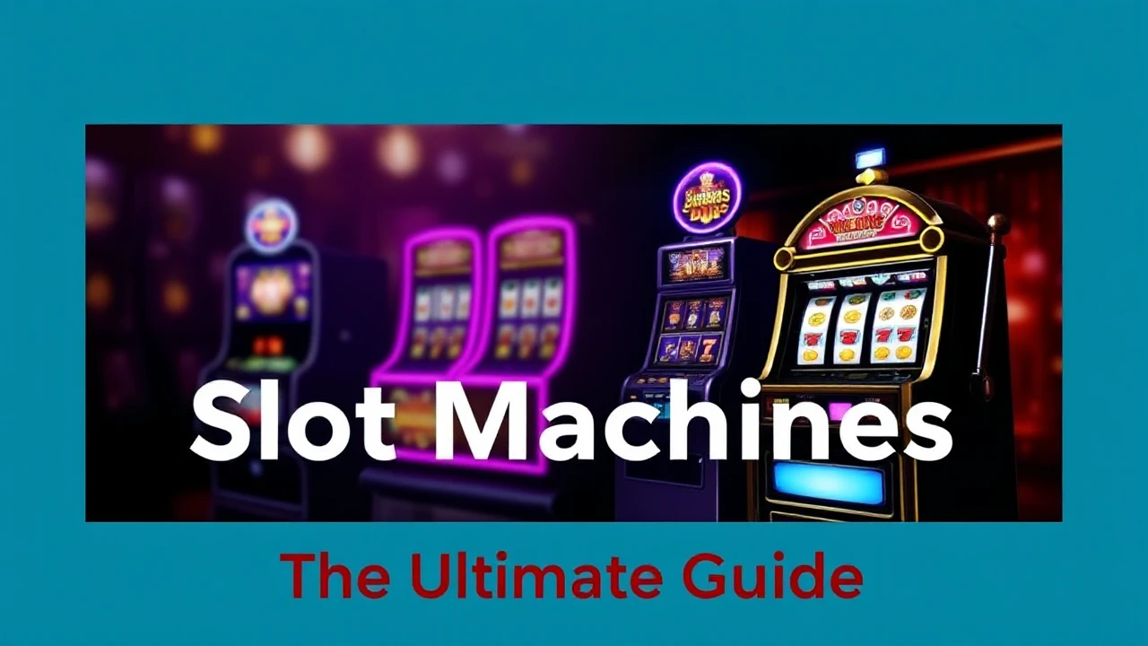 The Ultimate Guide of Choosing the Best Slot Machines