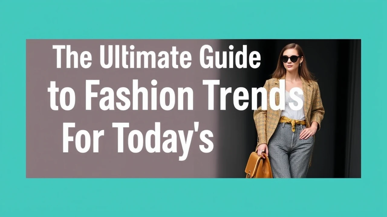 The Ultimate Guide to Fashion Trends for Today's Woman