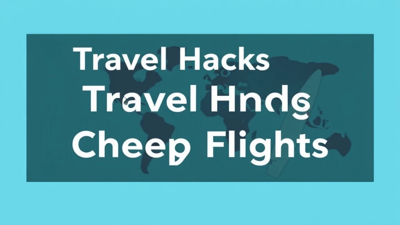 Expert Tips on Travel Hacks: Mastering Cheap Flights
