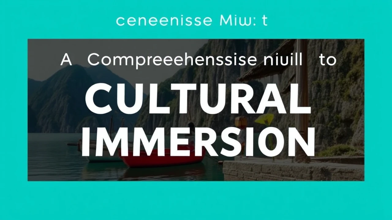 A Comprehensive Manual to Cultural Immersion: Embracing Local Traditions While Traveling
