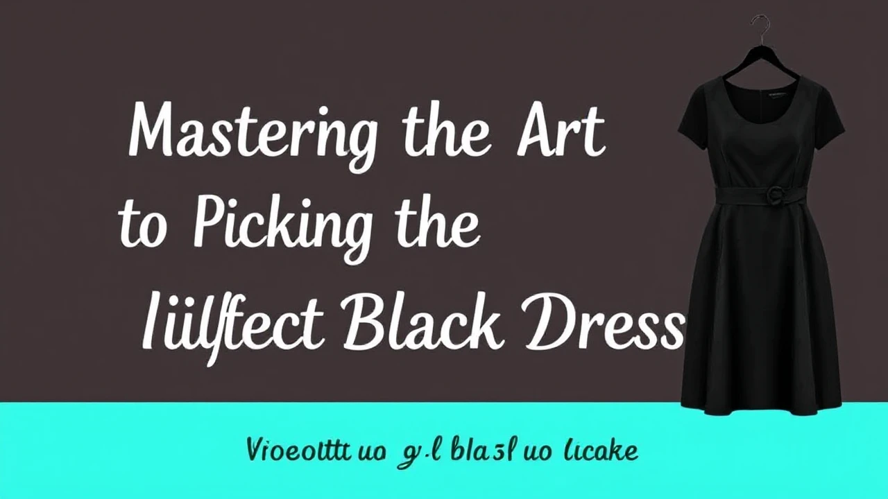 Mastering the Art of Picking the Perfect Little Black Dress