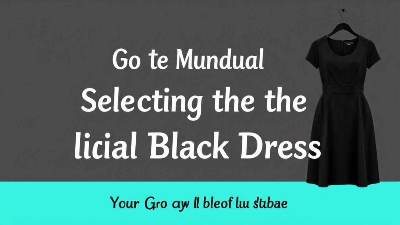 Your Go-To Manual of Selecting the Ideal Little Black Dress