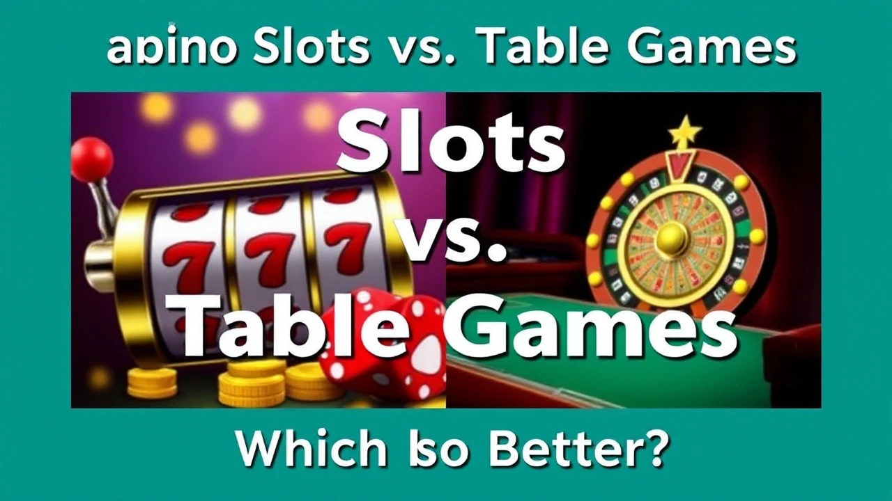 Casino Slots vs. Table Games: Which is Better?