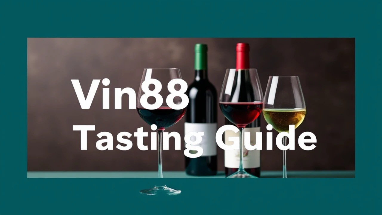 Your Essential Vin88 Tasting Guide for Wine Enthusiasts
