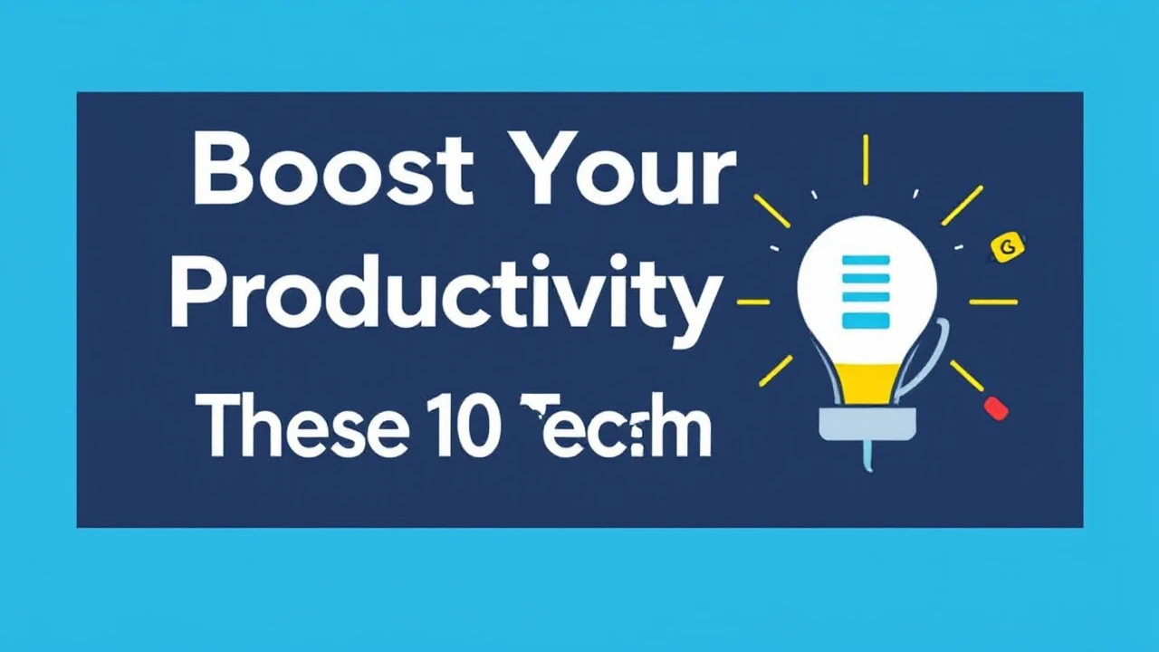 Boost Your Productivity with These 10 Tech Hacks