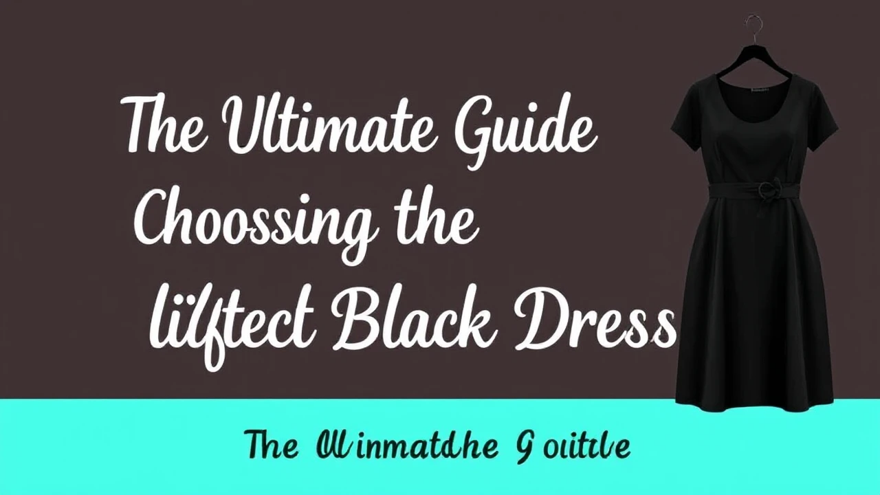 The Ultimate Guide of Choosing the Perfect Little Black Dress