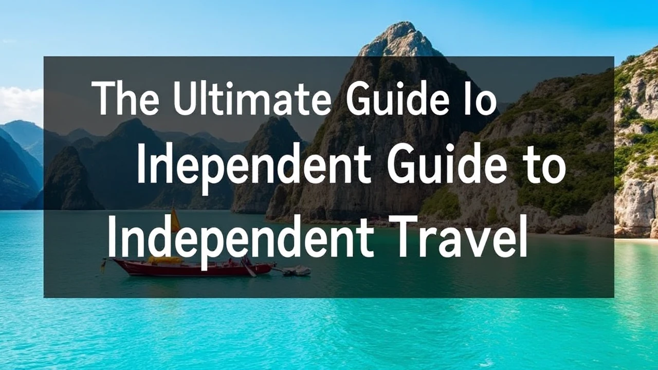 The Ultimate Guide to Independent Travel: Top Tips for Exploring the World Solo