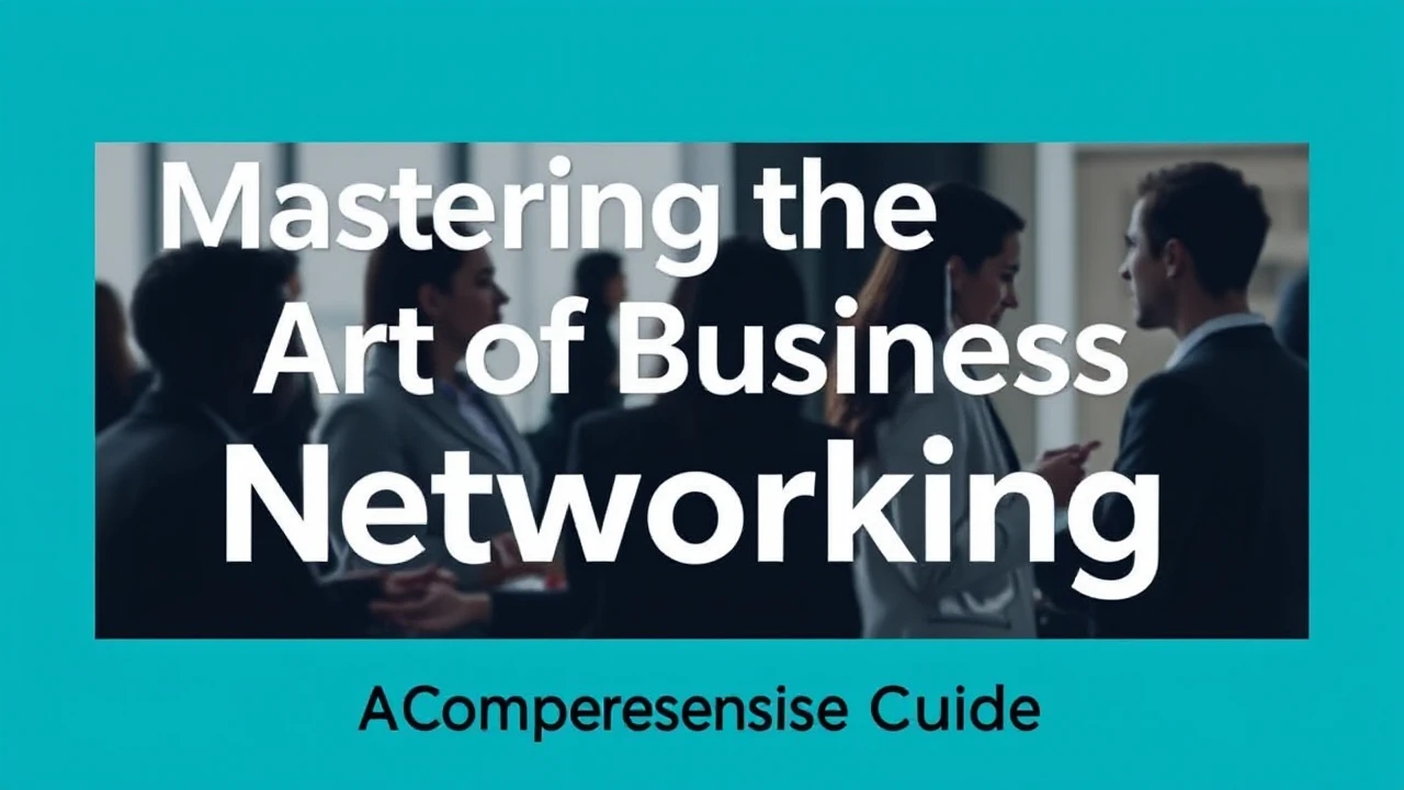 Mastering the Art of Business Networking: A Comprehensive Guide