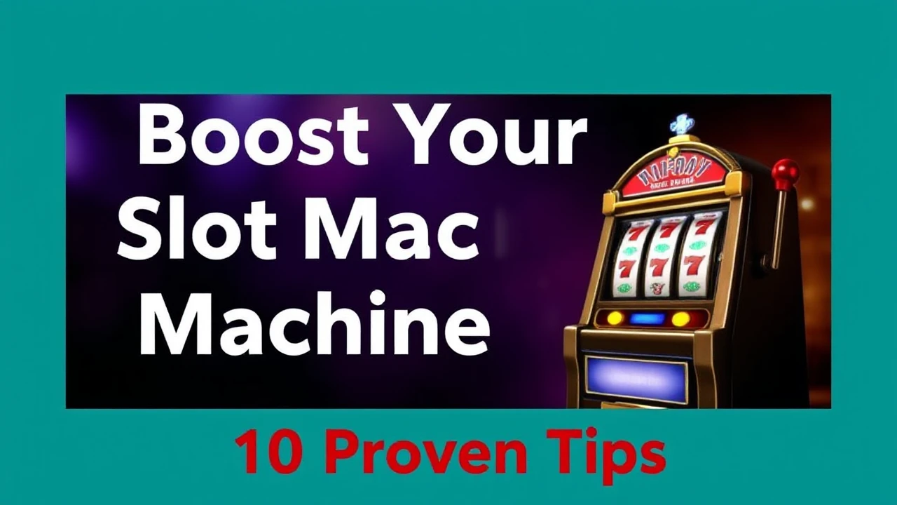 Boost Your Slot Machine Winnings: 10 Proven Tips