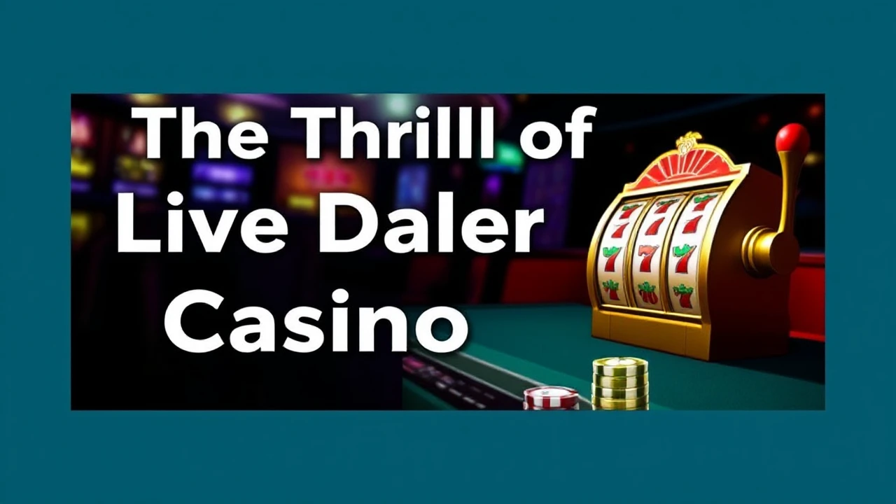 The Thrill of Live Dealer Casino Slots
