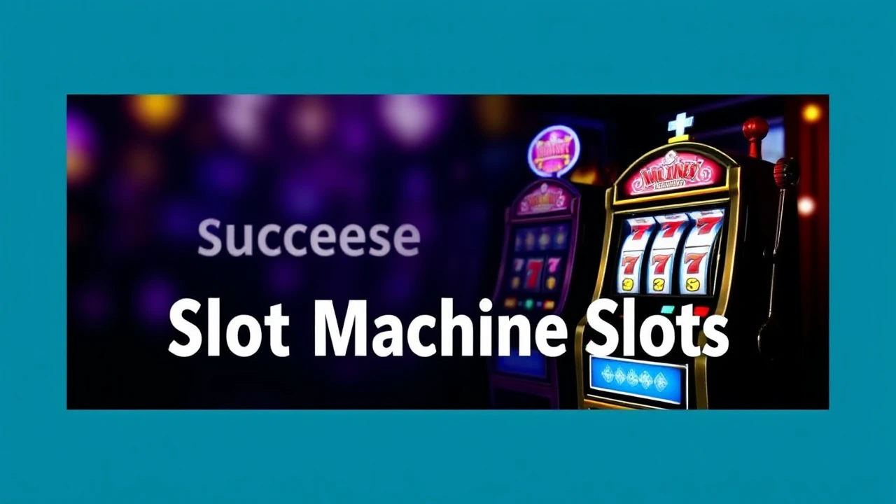 Your Complete Starter Handbook to Succeeding at Slot Machine Slots