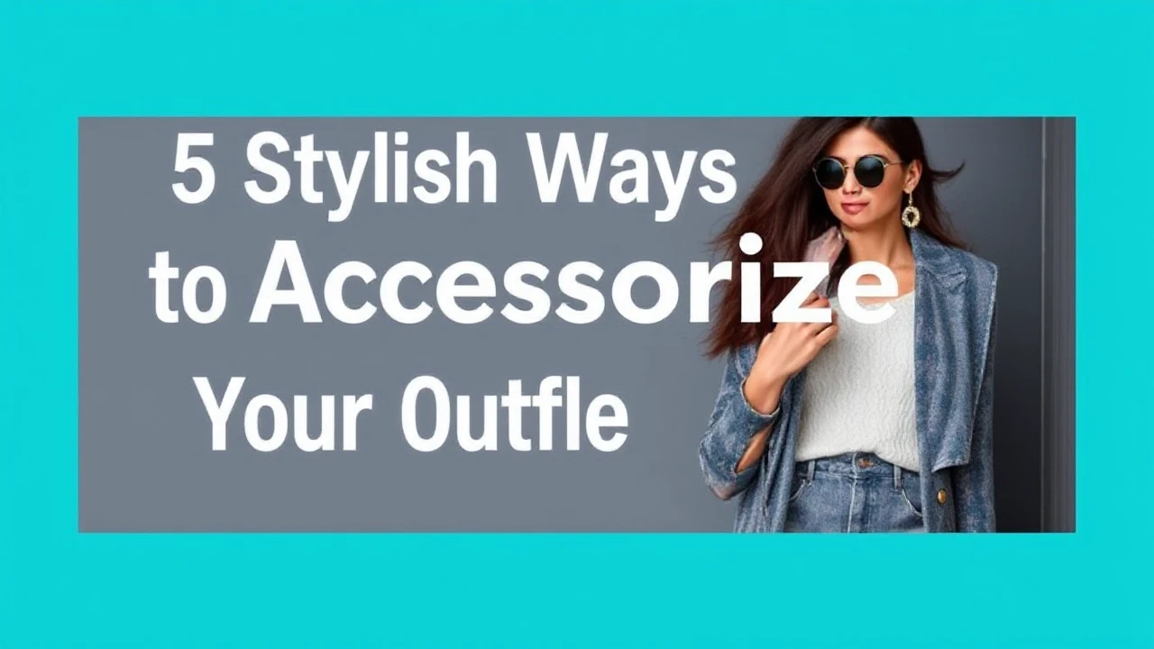 5 Stylish Ways to Accessorize Your Outfit Effortlessly