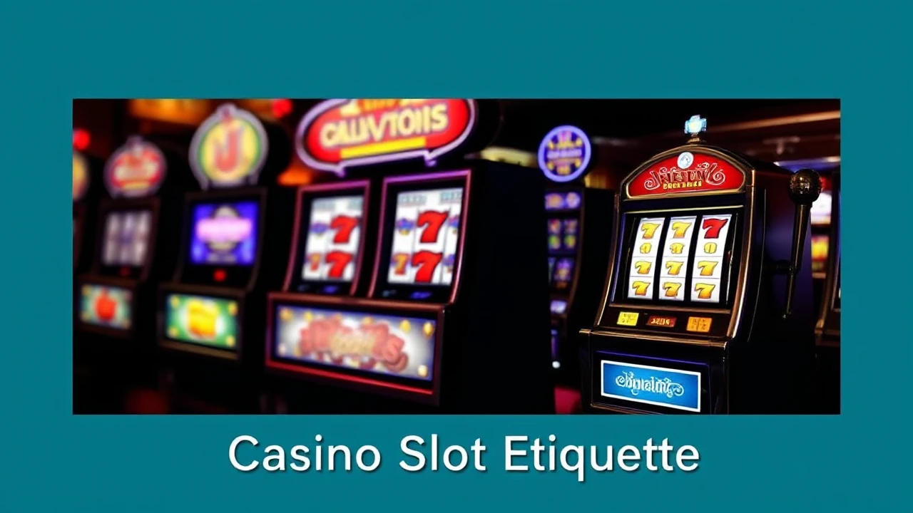 Understanding the Art of Casino Slot Etiquette