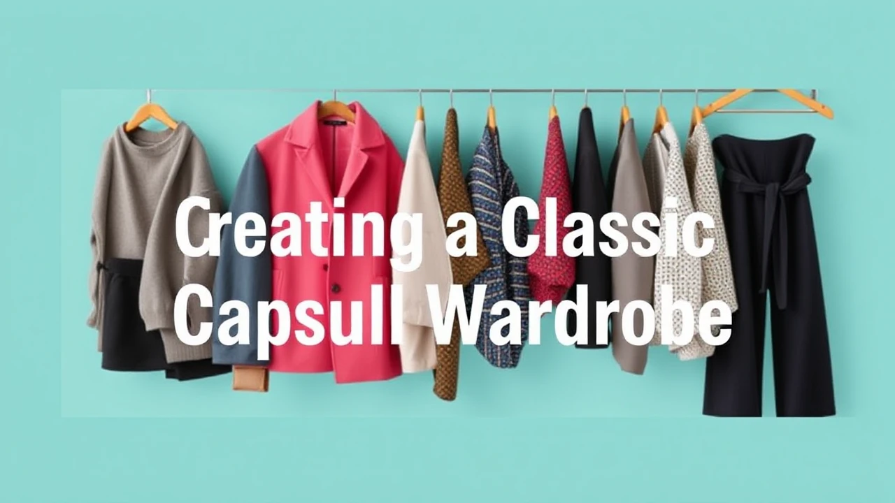 A Comprehensive Manual to Creating a Classic Capsule Wardrobe