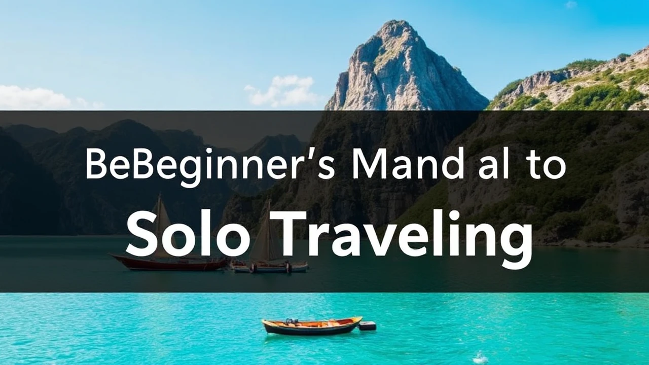 A Comprehensive Beginner's Manual to Solo Traveling