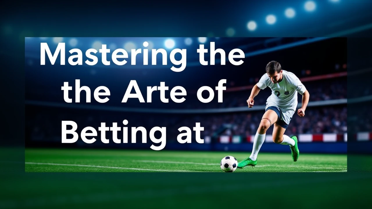 Mastering the Art of Live Betting at Sportsbooks