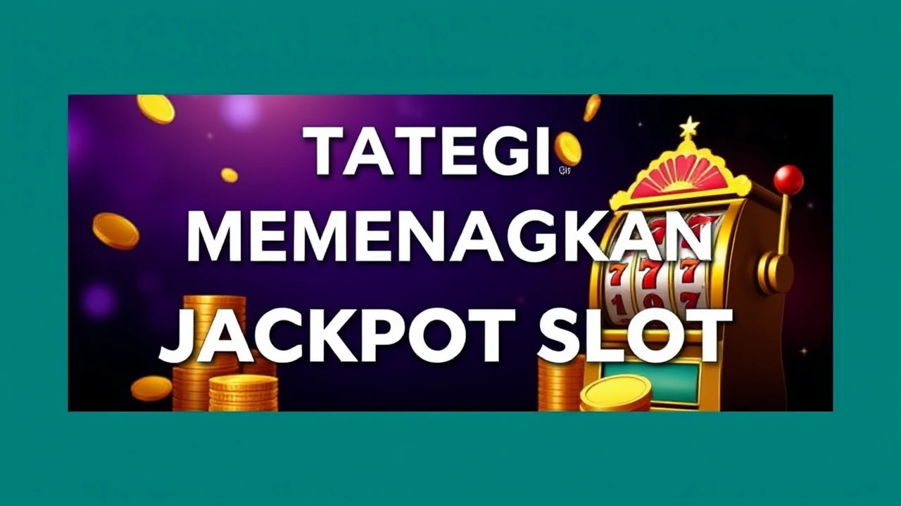 Strategi Rahasia Memenangkan Jackpot Slot