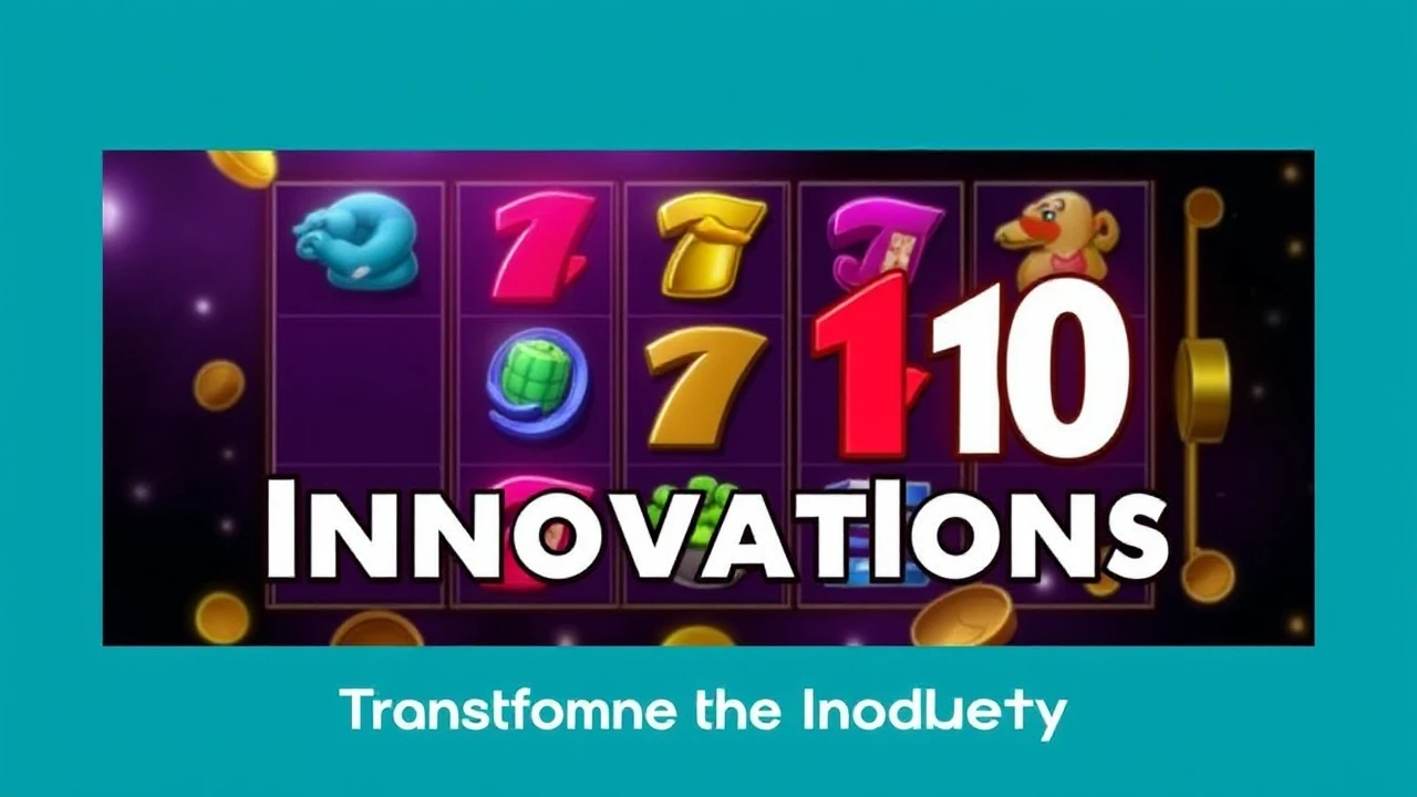 Transforming the Industry: The Top 10 Slot Game Innovations