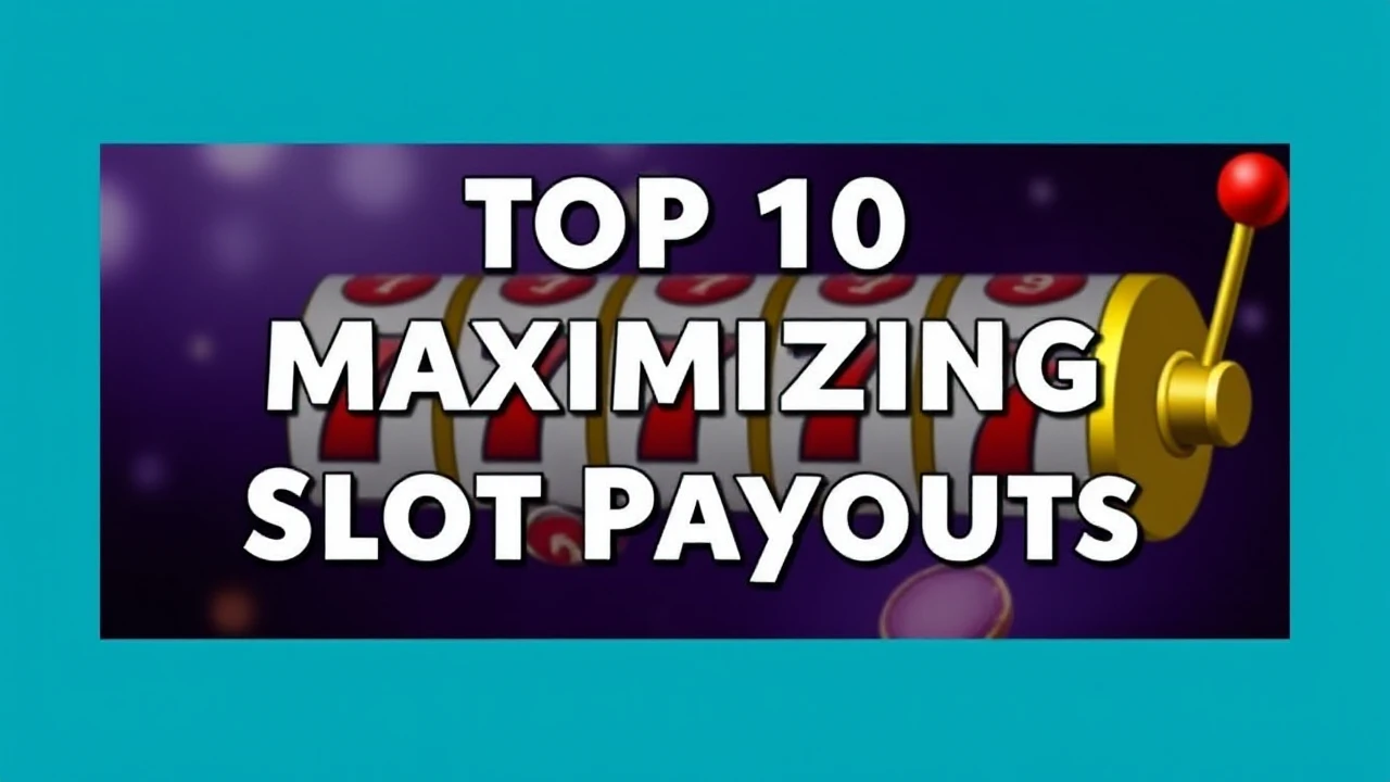 Top 10 Strategies for Maximizing Slot Payouts