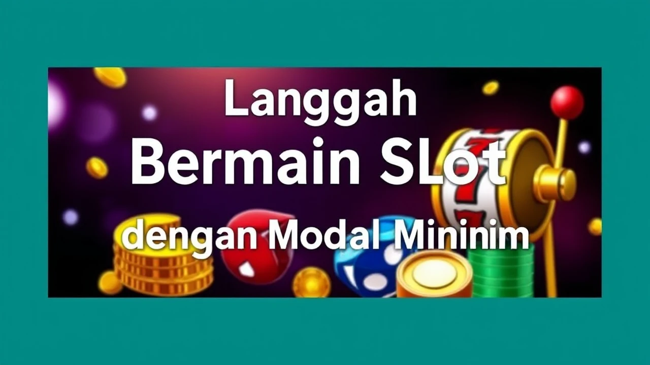 Langkah Bermain Slot dengan Modal Minim