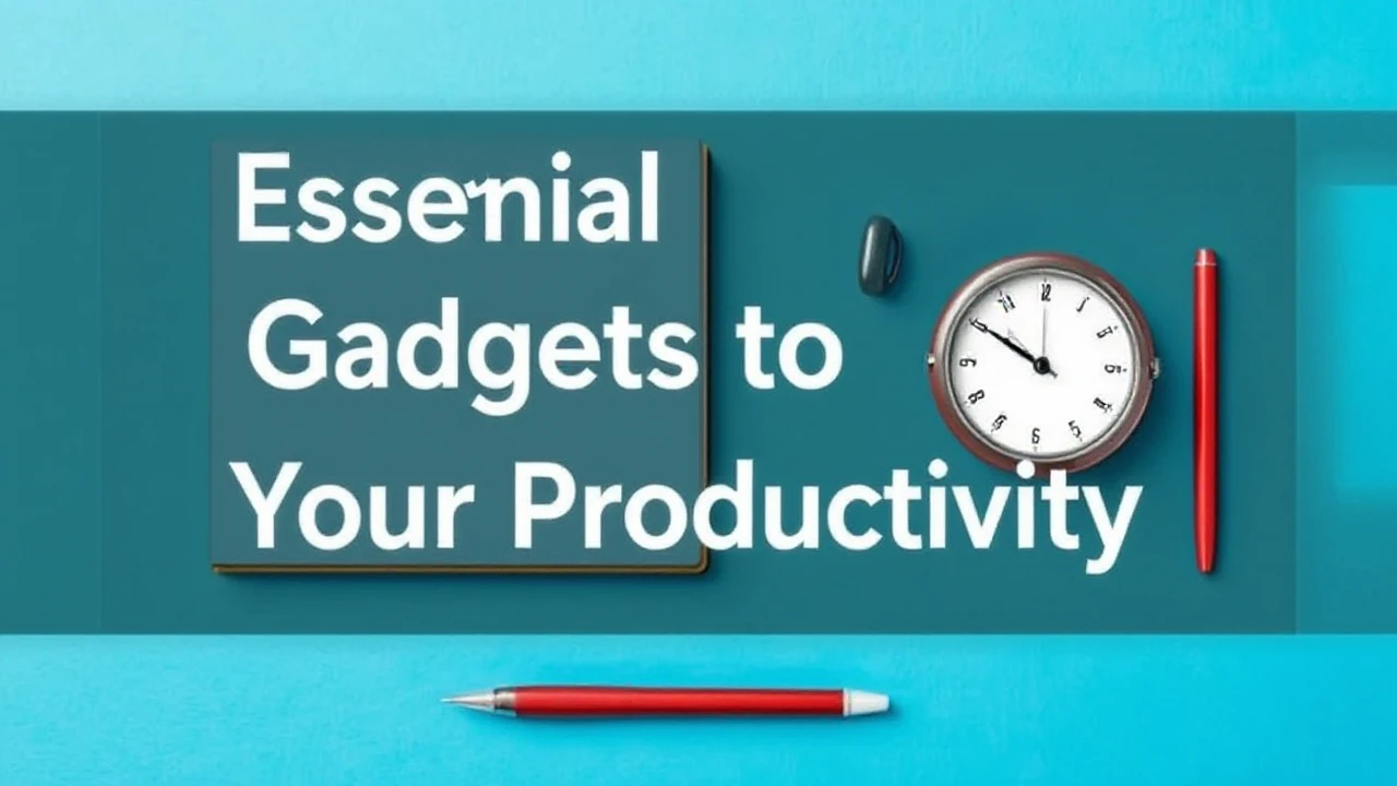 Essential Gadgets to Supercharge Your Productivity