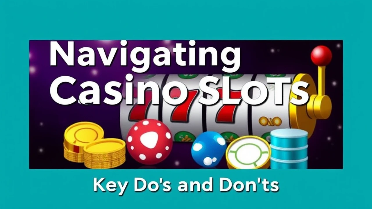 Navigating Casino Slots: Key Do's and Don'ts