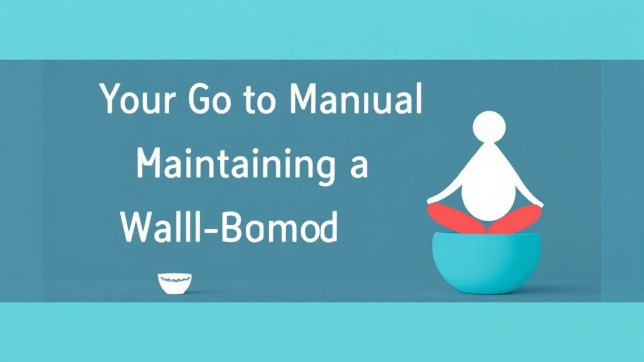 Your Go-To Manual to Maintaining a Well-Rounded Lifestyle
