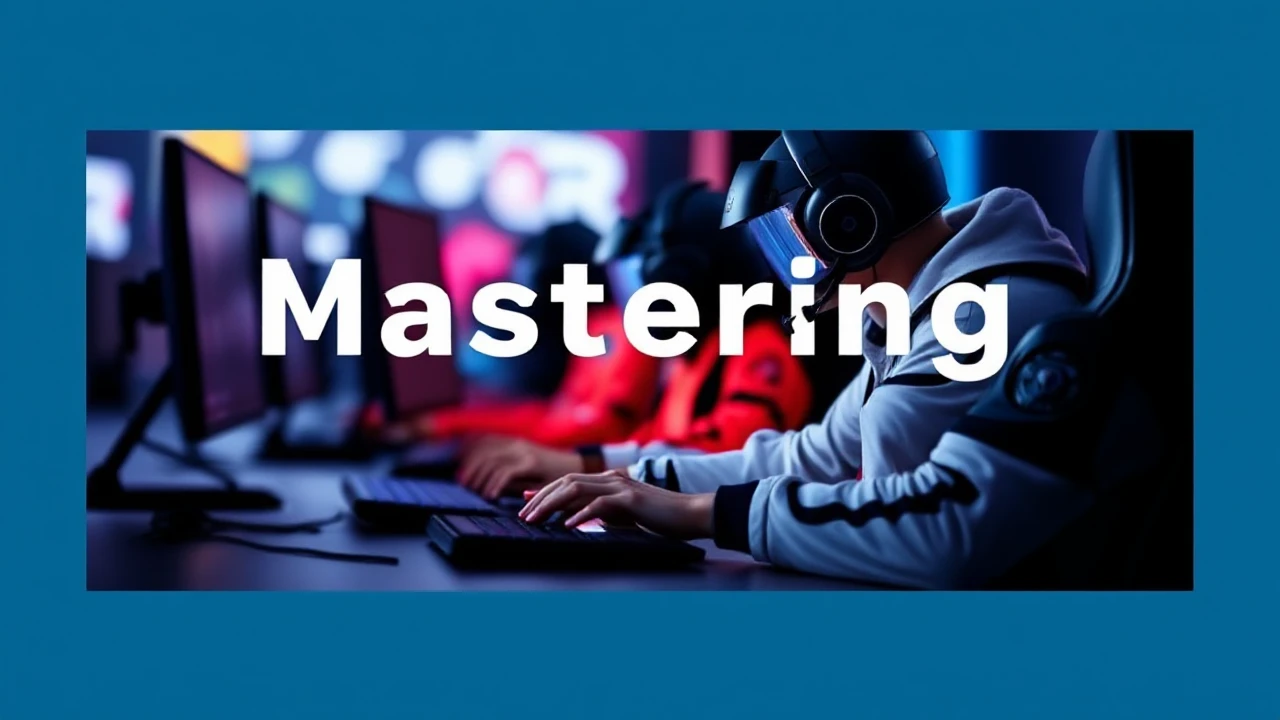 Mastering Esports: A Beginner's Introduction to Professional Gaming