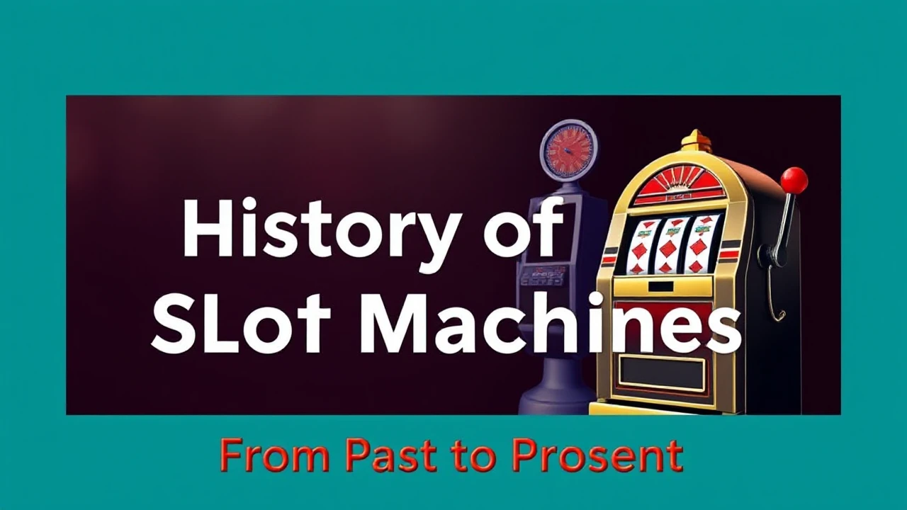 From Past to Present: Tracing the History of Slot Machines