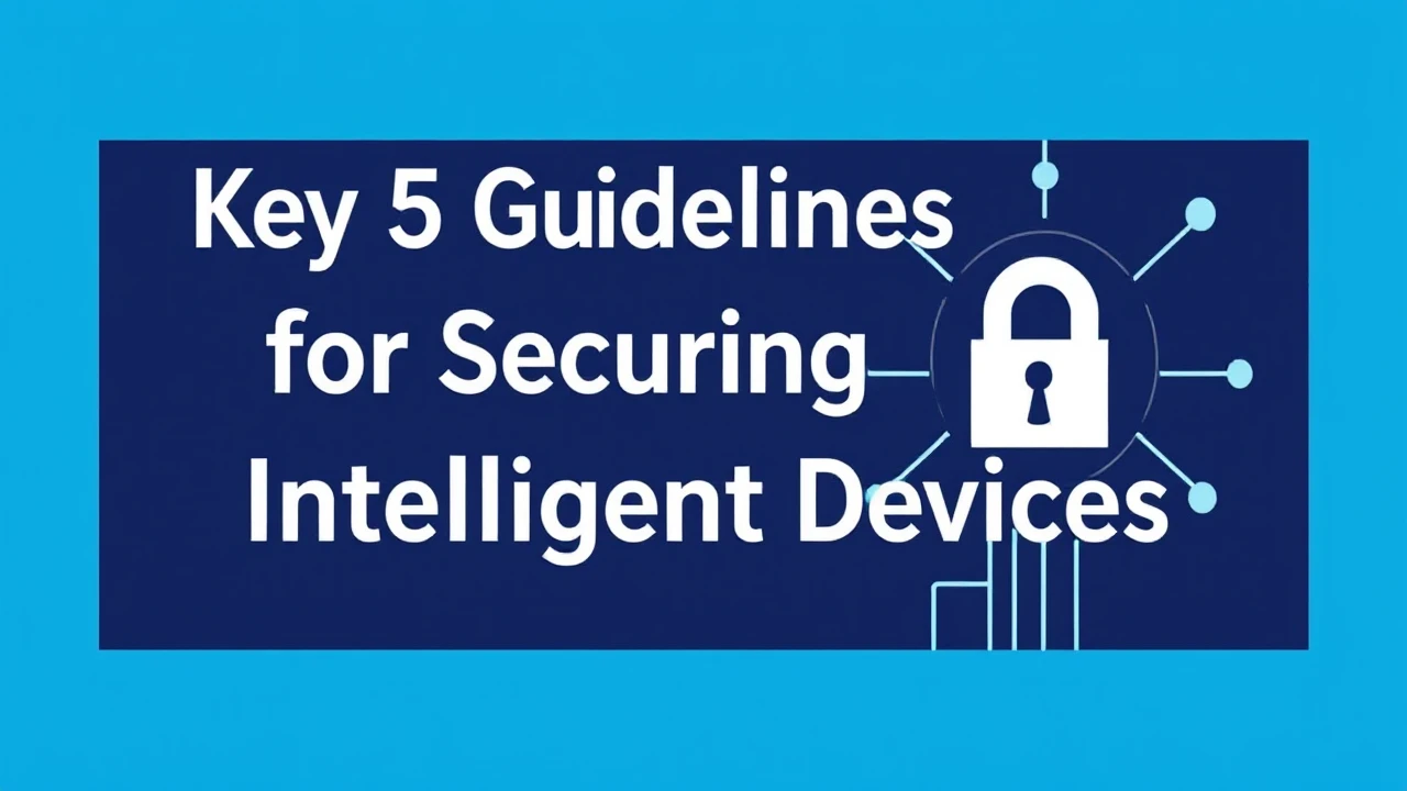 Key Five Guidelines for Securing Your Intelligent Devices