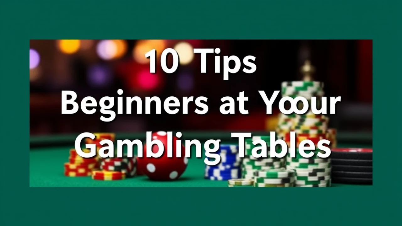 Best 10 Tips for Beginners at the Gambling Tables